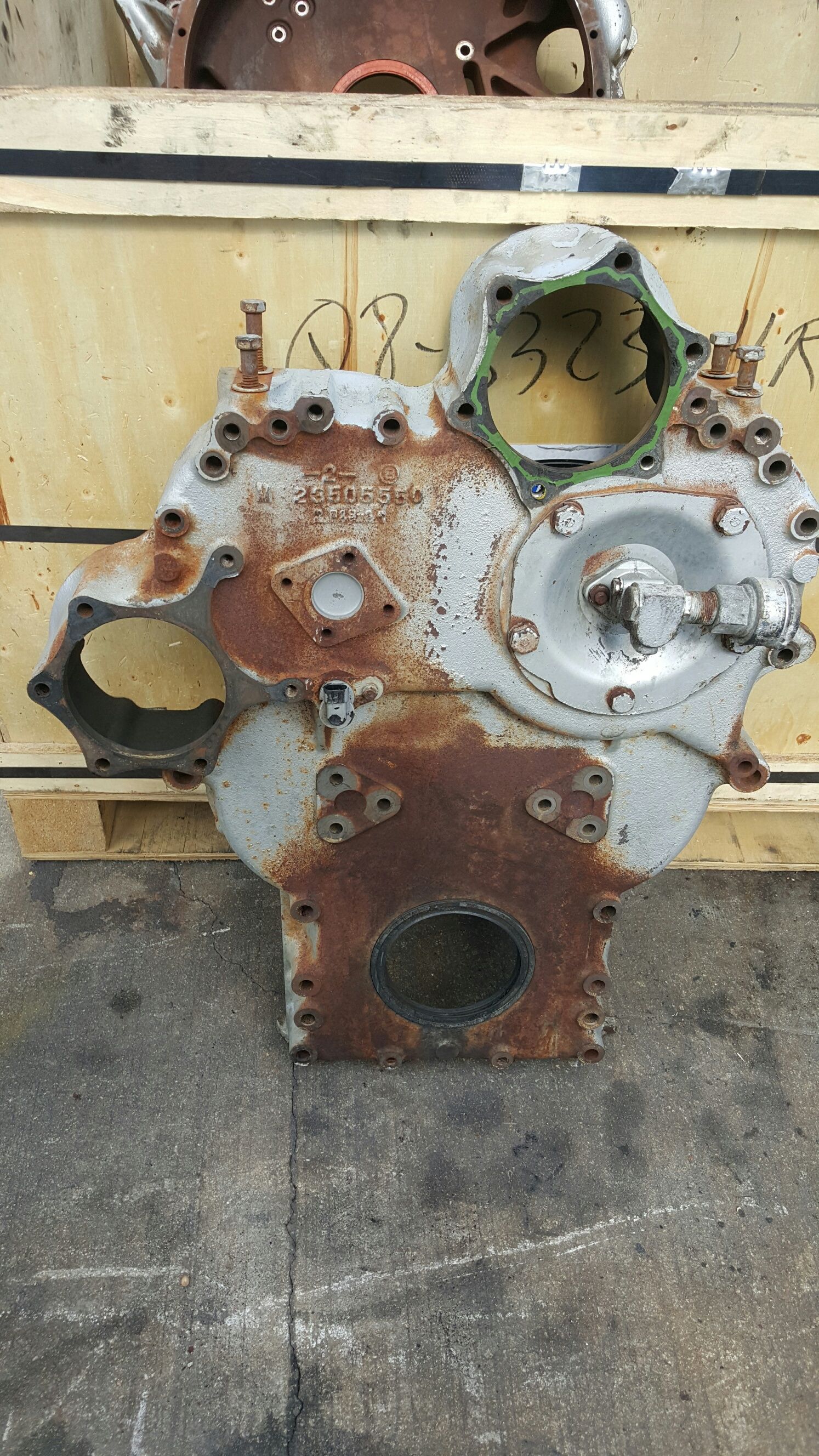 Detroit Diesel 8v-92TI rear end plate 