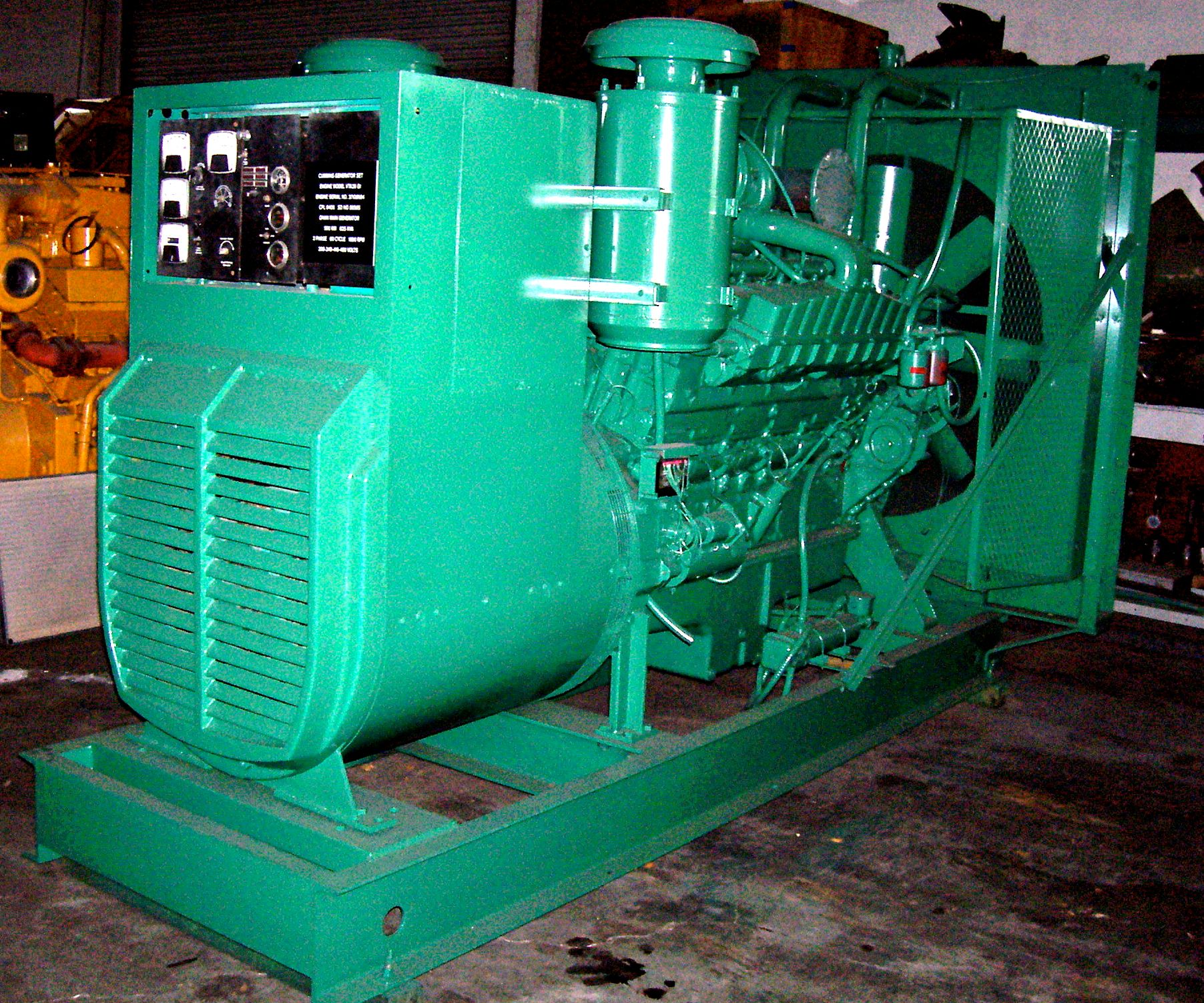 ONAN VTA1710 Used  Diesel Generator Set. 