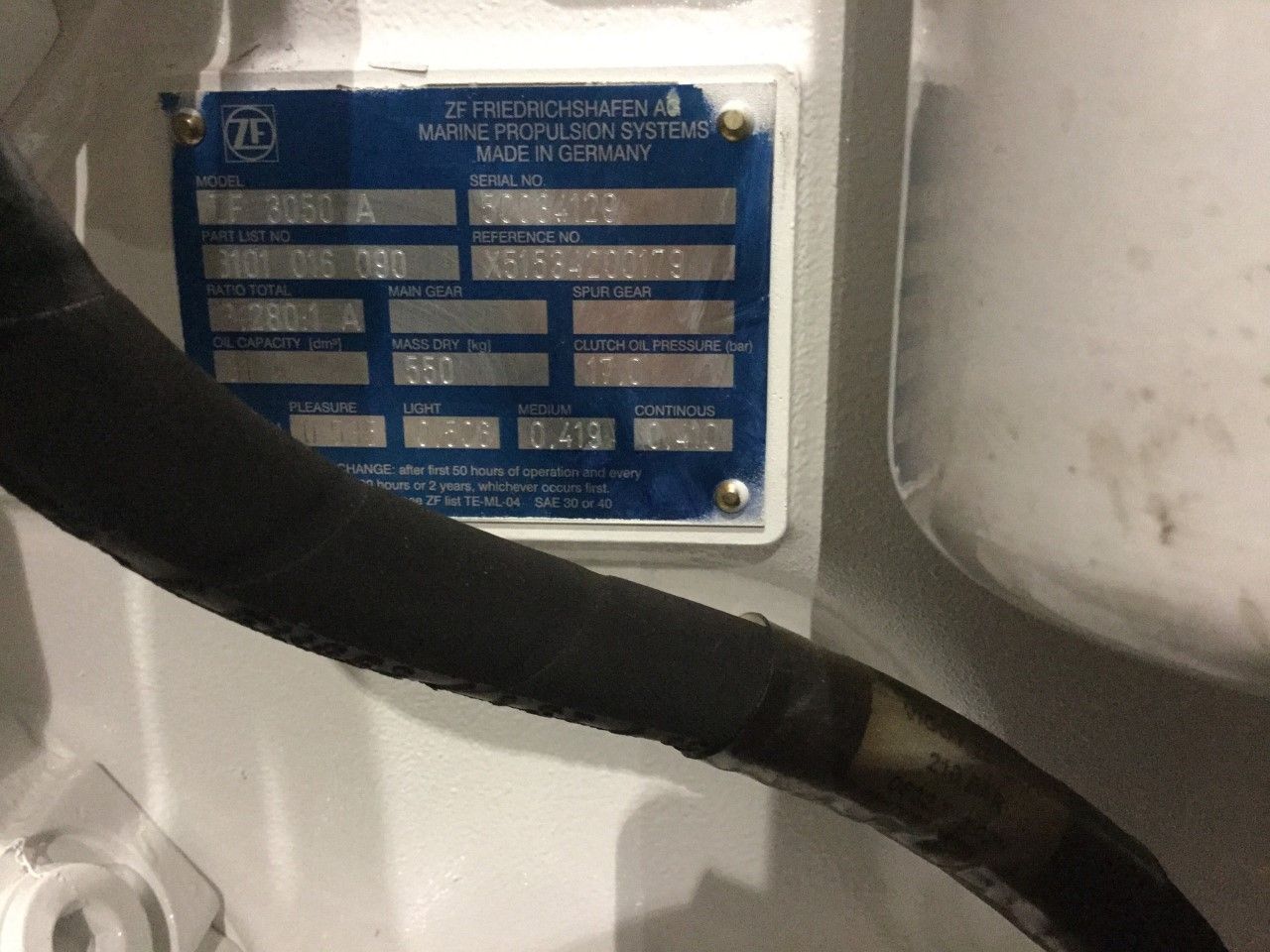 ZF ZF 3050A New surplus marine transmission