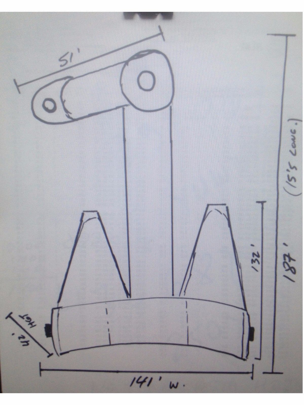  Used anchor for cargo/container ship