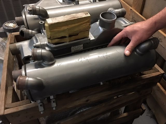 Yanmar Yanmar 6LP-STZP -turbo and heat exchanger