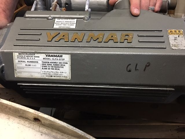 Yanmar Yanmar 6LP-STZP -turbo and heat exchanger