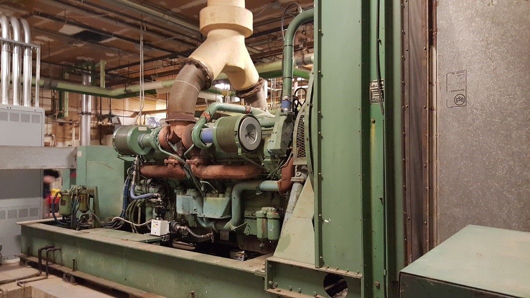 DETROIT DIESEL 16v149T USED INDUTRIAL GENERATOR