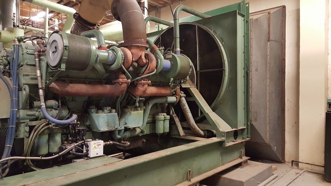 DETROIT DIESEL 16v149T USED INDUTRIAL GENERATOR