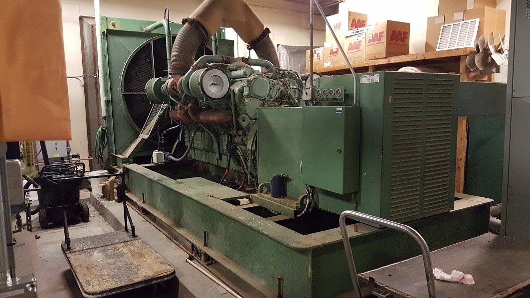 DETROIT DIESEL 16v149T USED INDUTRIAL GENERATOR