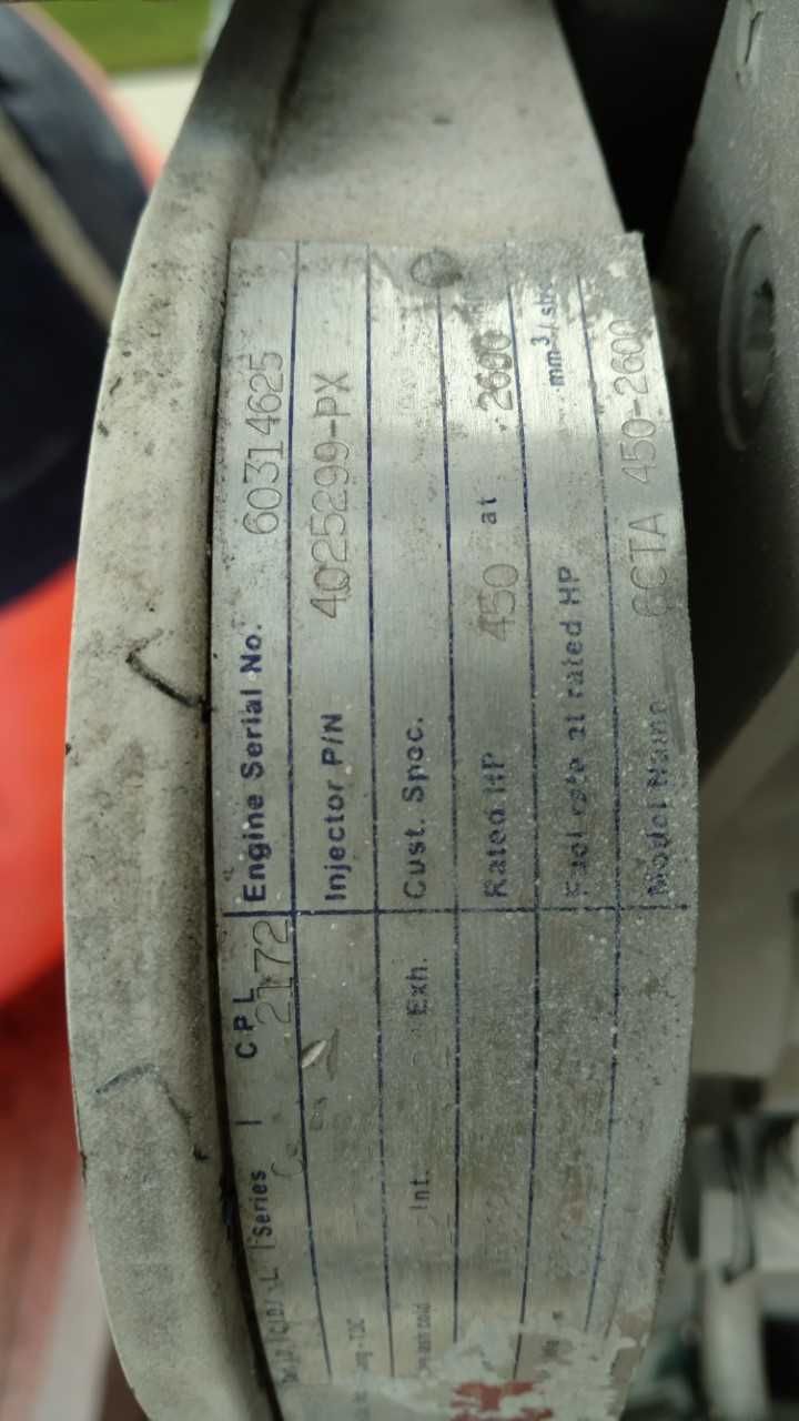CUMMINS 6CTA 450 hp MARINE ENG REBUILT 