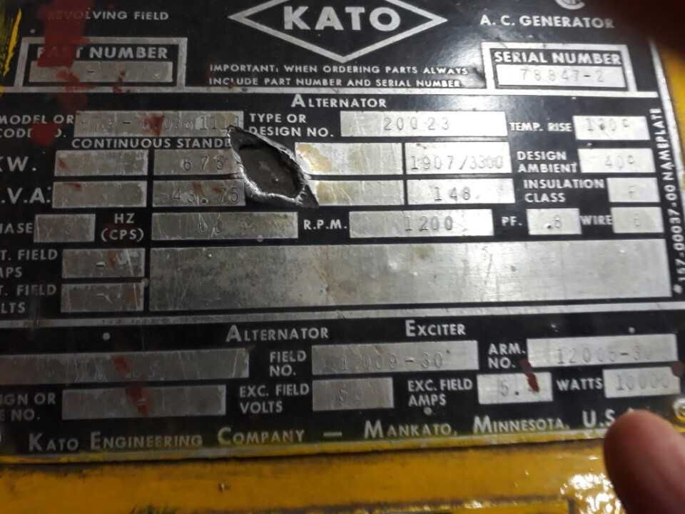 CATERPILLAR Cat D398 Used Induustrial generator sets 