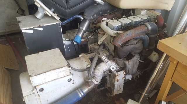 stamford 4B-3.9 Used marine  Diesel Generator Set. 
