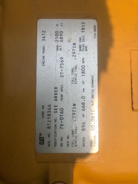 CATERPILLAR 3412  Industrial Generator set 