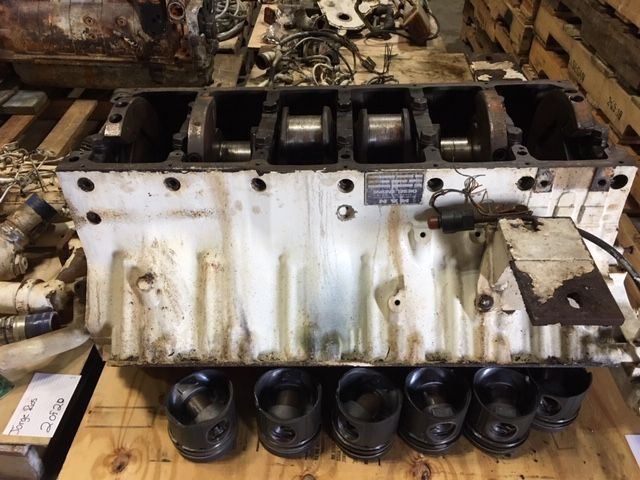 MAN D2842 LE406 Used Marine block and crank 