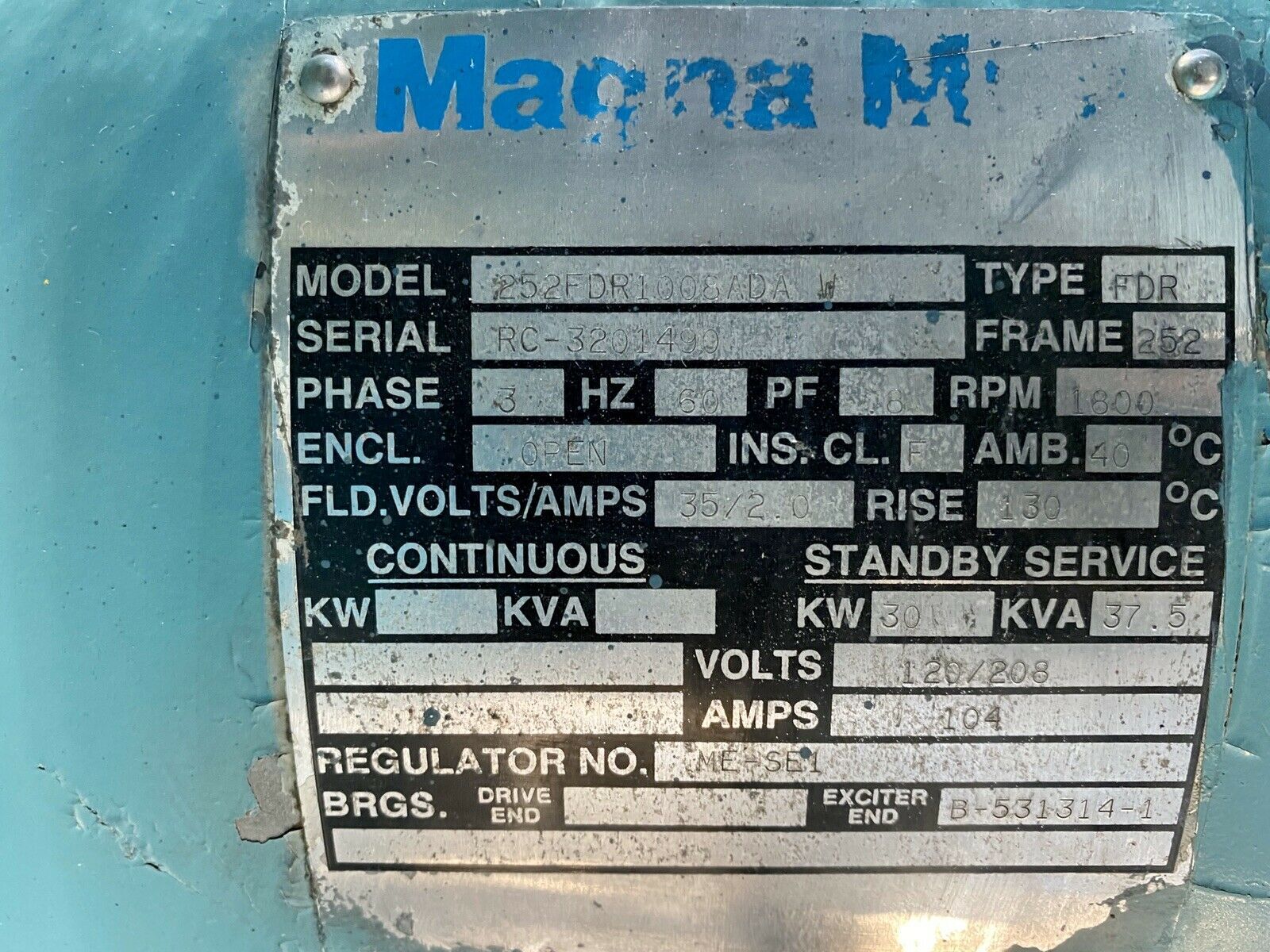 Cummins 4B Good Used Generator Set. 