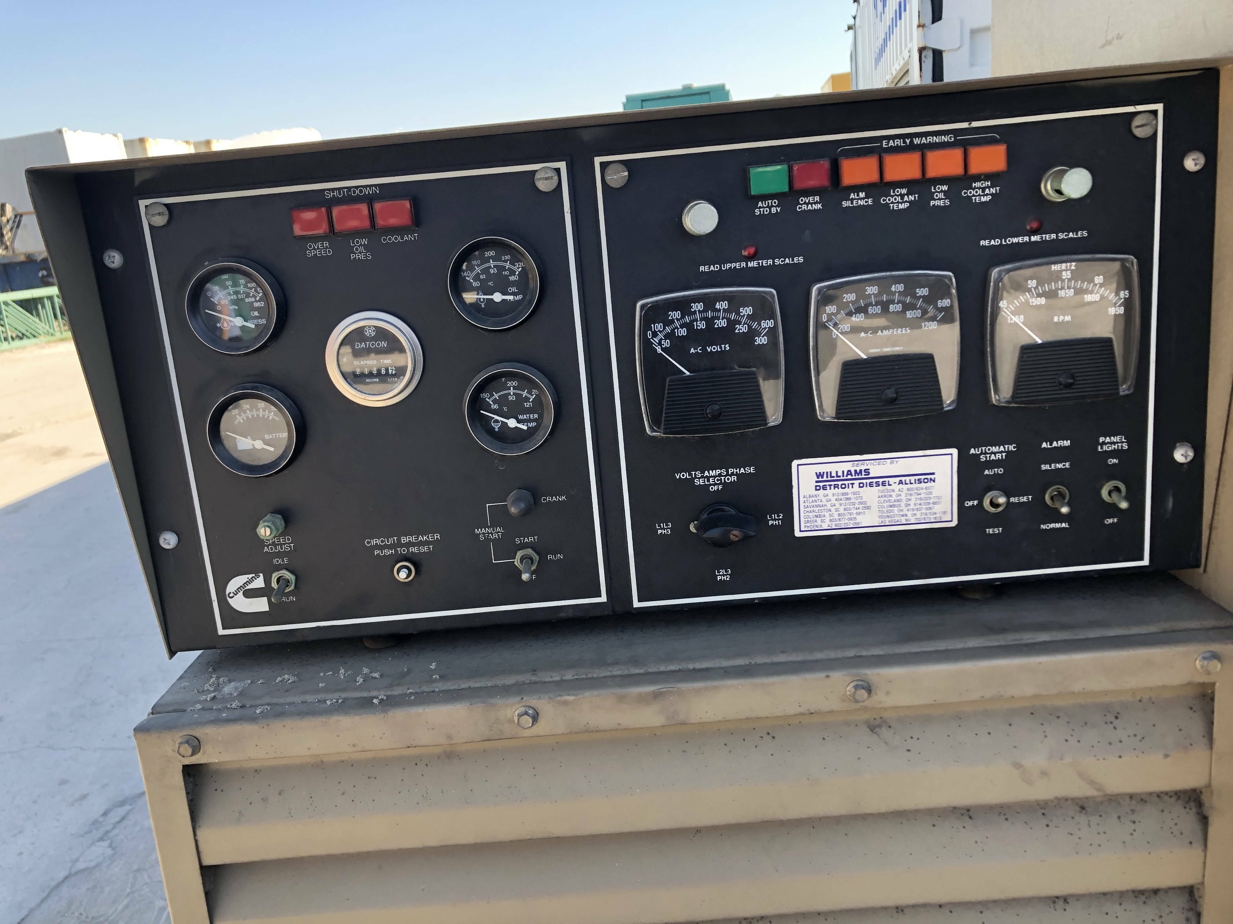 Cummins NTTA855-G1 Used Generator set
