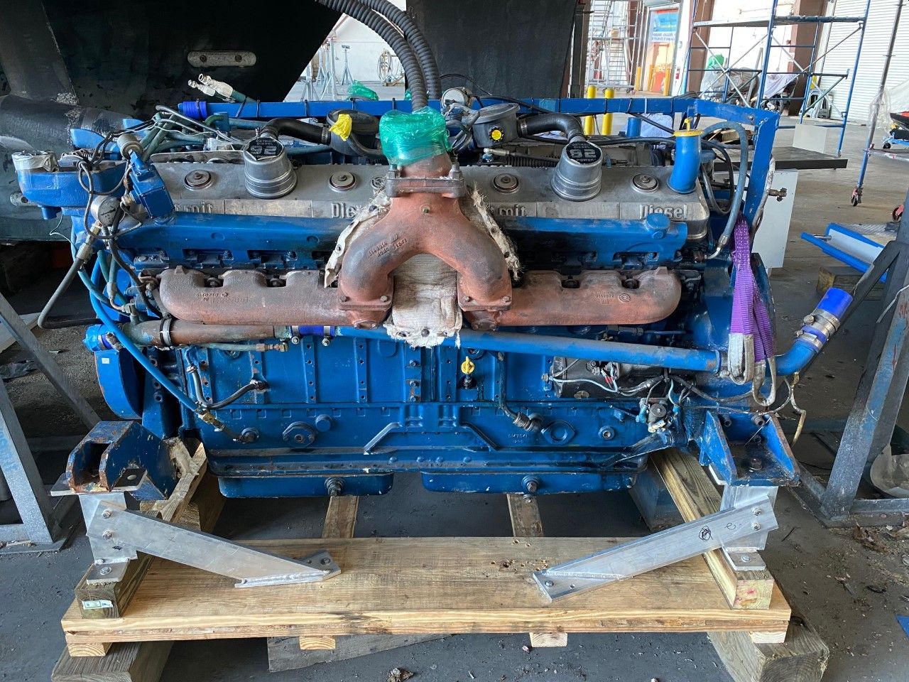 DETROIT DIESEL 16V-92TI USED MARINE ENGINES 
