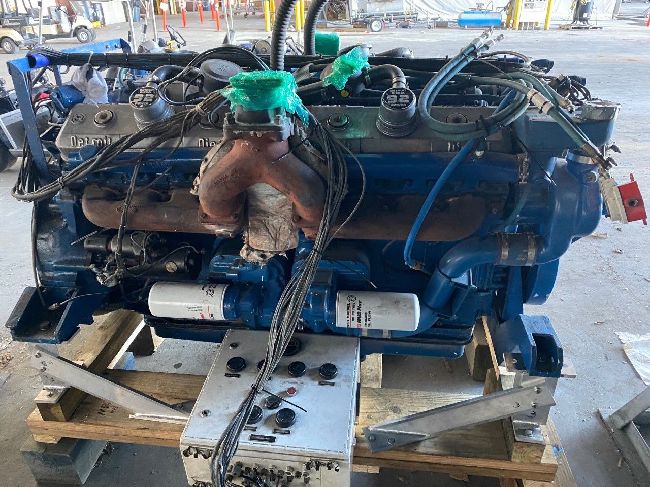 DETROIT DIESEL 16V-92TI USED MARINE ENGINES 