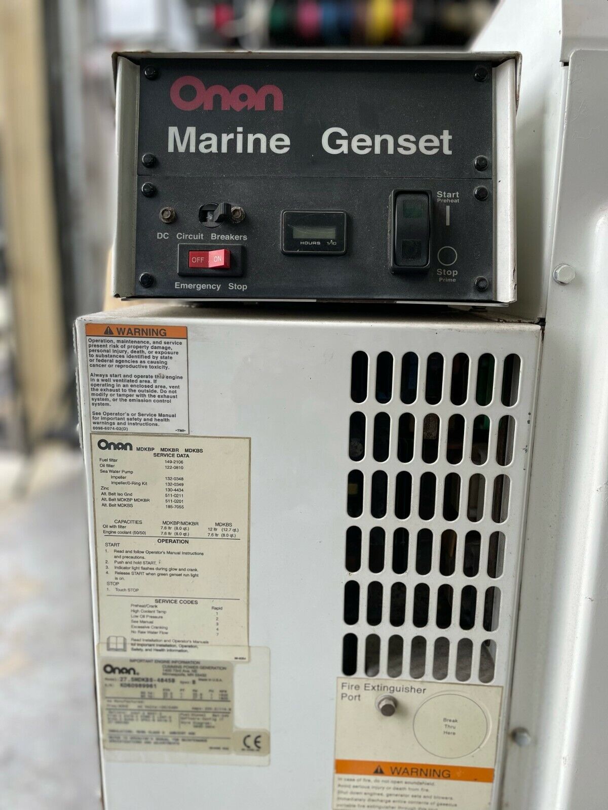 Onan 27.5 KW Onan  Used run t/o