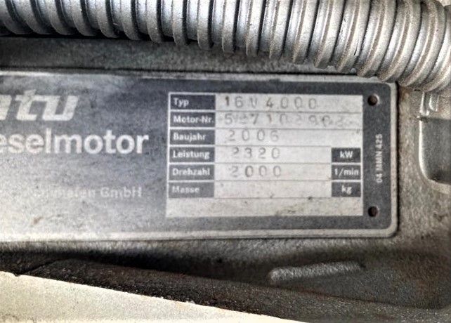 MTU 16V-4000M70 USED MARINE ENGINES