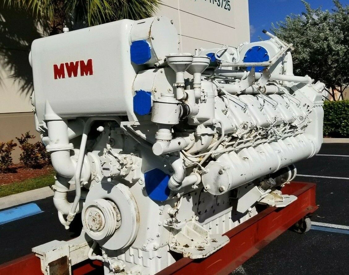 Deutz -MWM TBD604BV12 Deutz Used Marine Engines  MWM