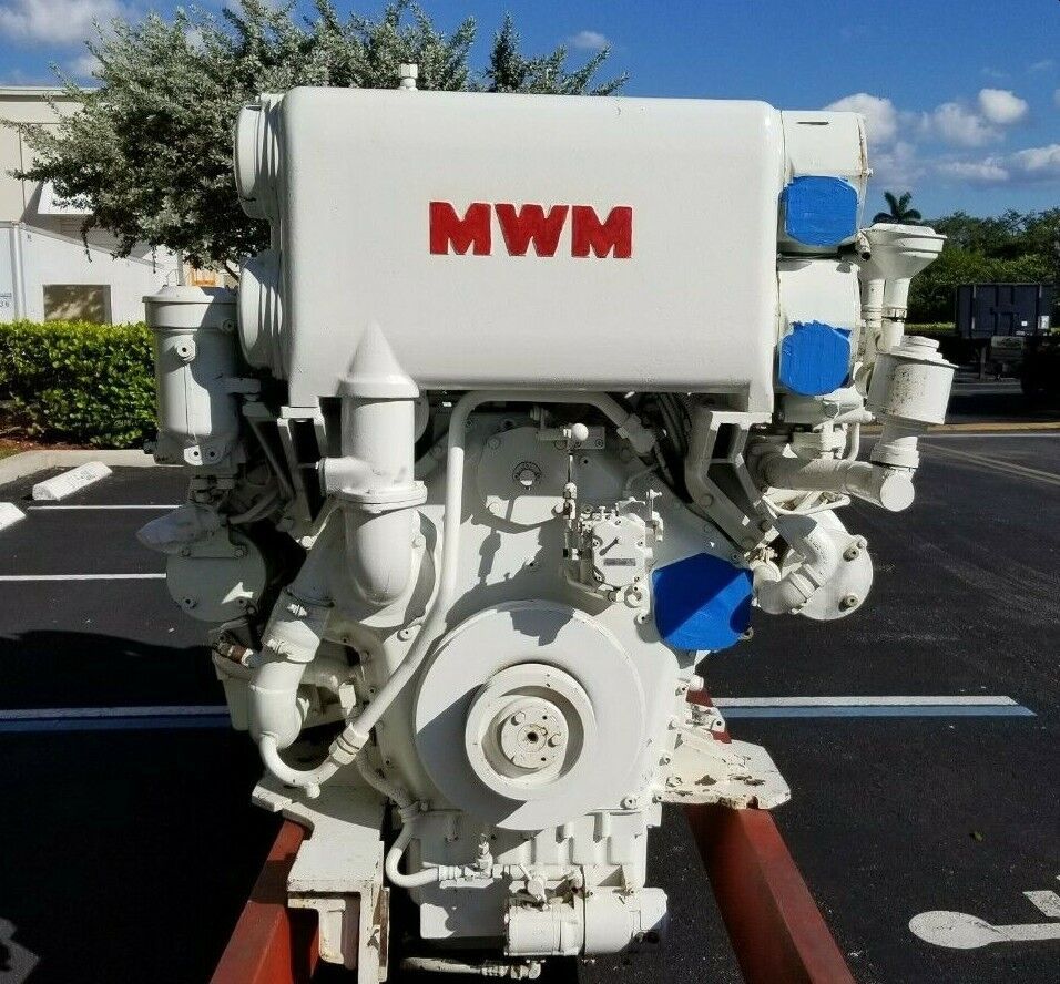 Deutz -MWM TBD604BV12 Deutz Used Marine Engines  MWM