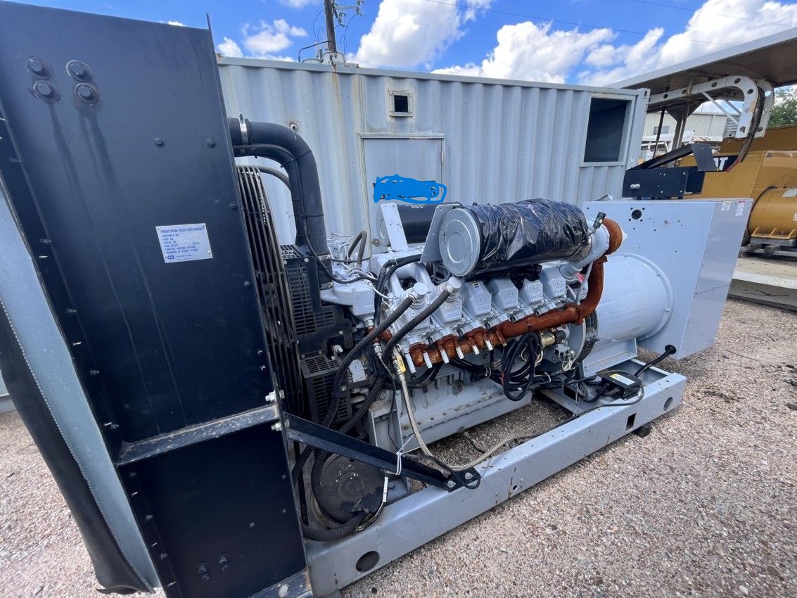 MTU/ Detroit Diesel 12v-2000 Used Diesel Industrial generator set 